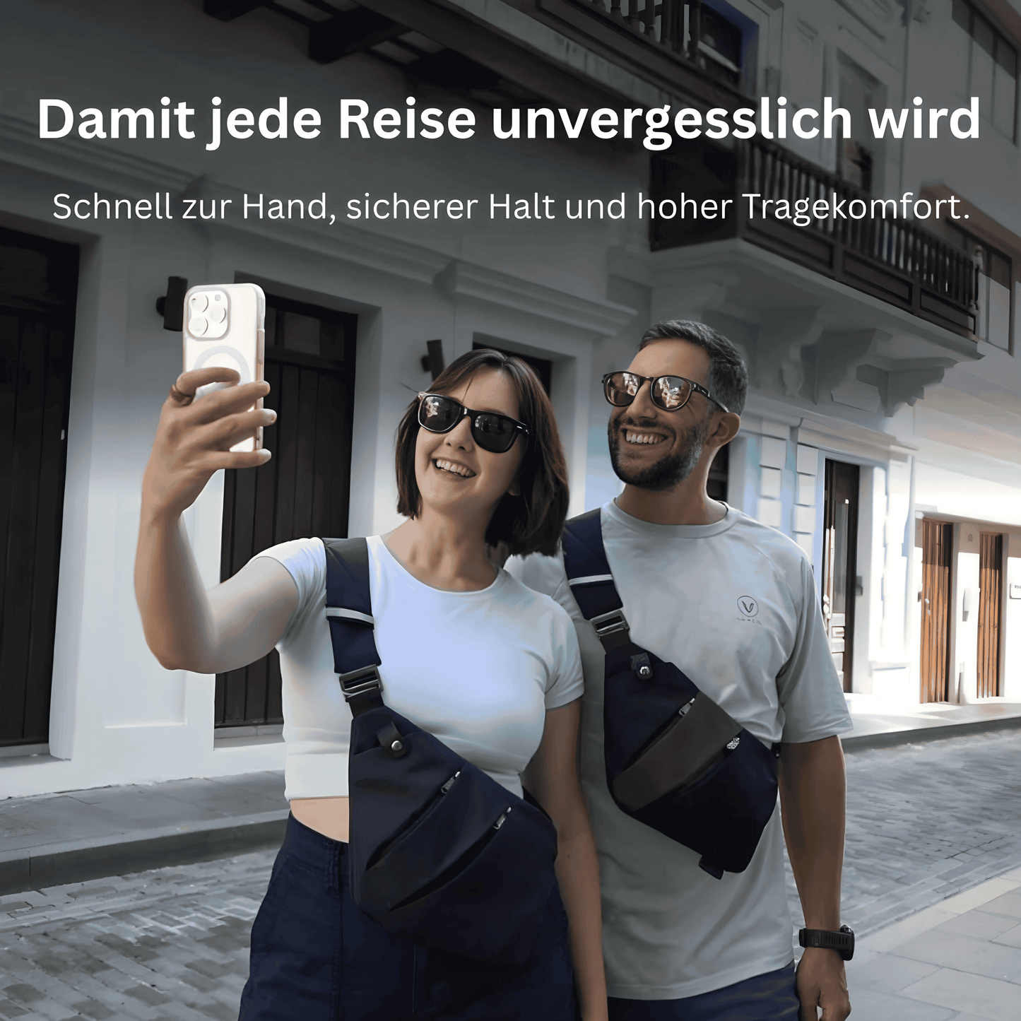 valeia Anti-Diebstahl Brusttasche - Für sicheres Reisen