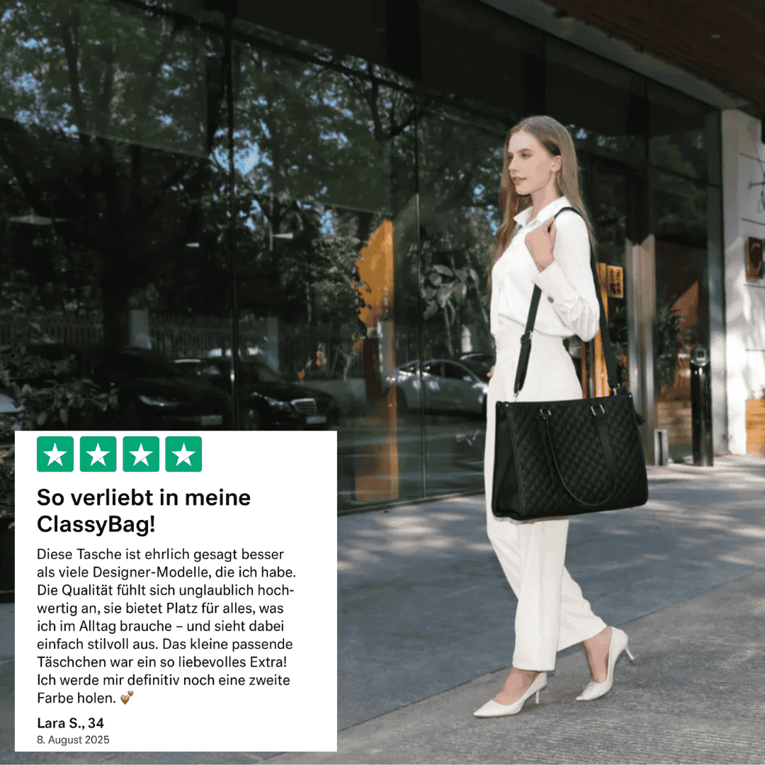 valeia ClassyBag - für Frauen, die Stil und Komfort lieben