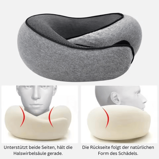 valeia Reise-Nackenkissen – Ergonomisch & Bequem für unterwegs